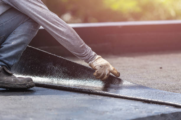 Professional Exterior Waterproofing technician working in Hagerstown, MD